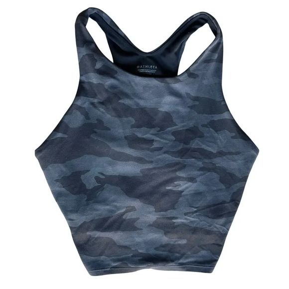 Athleta Camo Bra Crop Tank Women’s Size Small - Picture 1 of 5